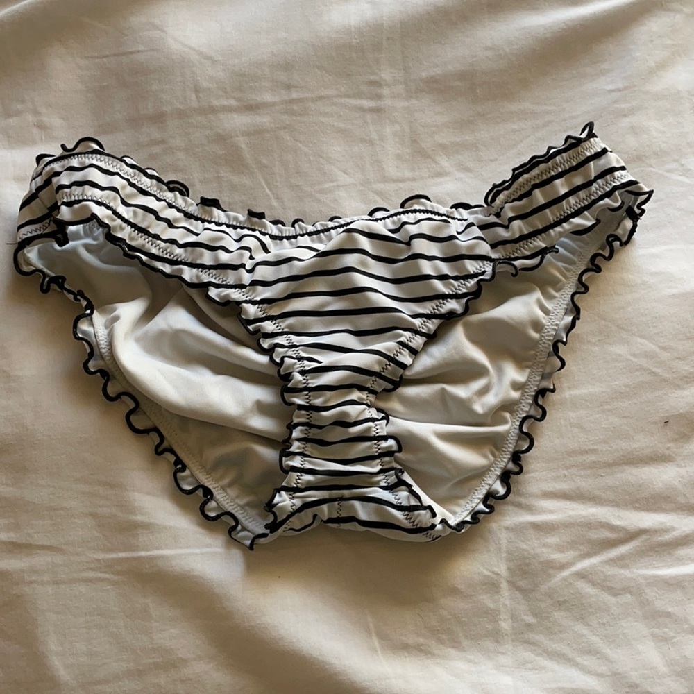 Victoria’s Secret striped swim bottoms